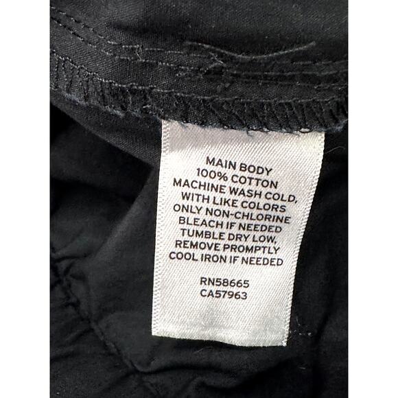 BP Parachute Pants Adjustable Drawstring Cotton Poplin Relaxed Fit Black S NWOT - Picture 9 of 9